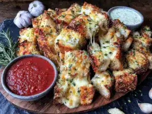 garlic bread bites - featured image