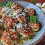 garlic butter chicken breast bites - featured image