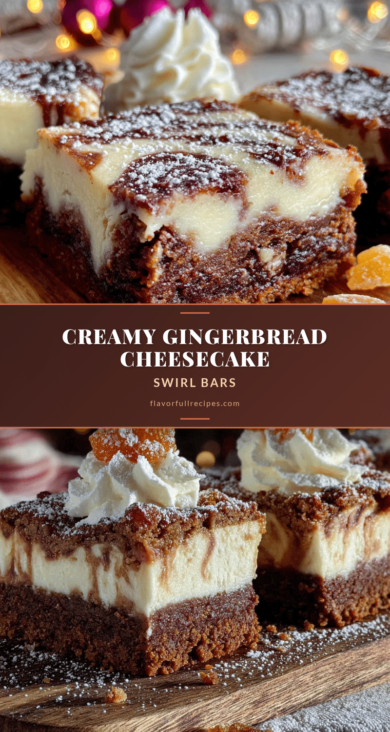 gingerbread cheesecake bars recipe