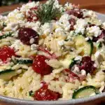 Greek orzo pasta salad - featured image