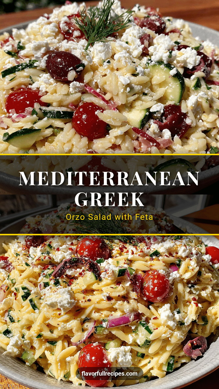 Greek orzo pasta salad recipe