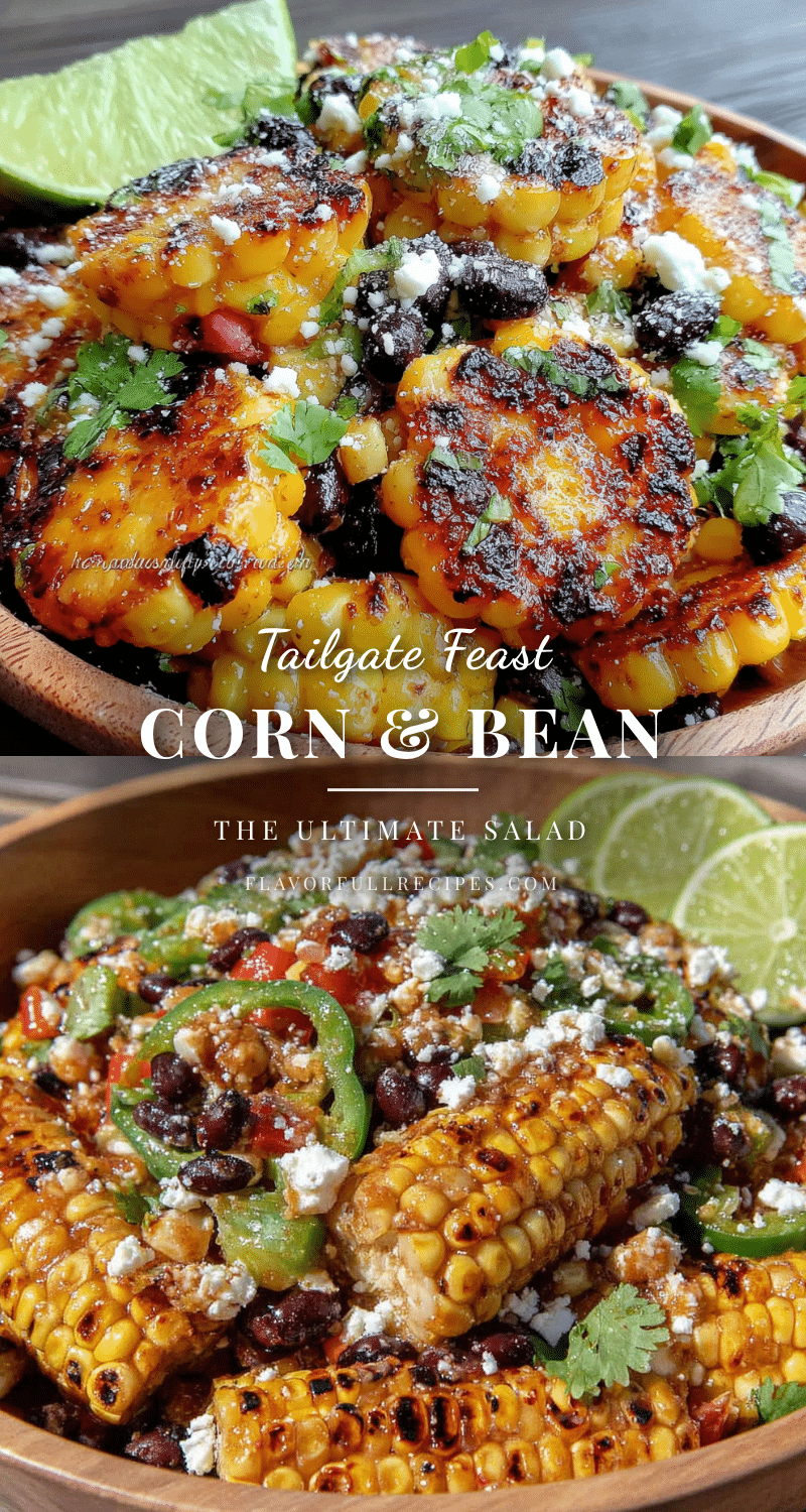 grilled corn black bean tailgate salad recipe