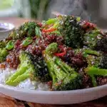 ground beef and broccoli bowls - featured image