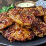 habanero honey glazed chicken wings - featured image