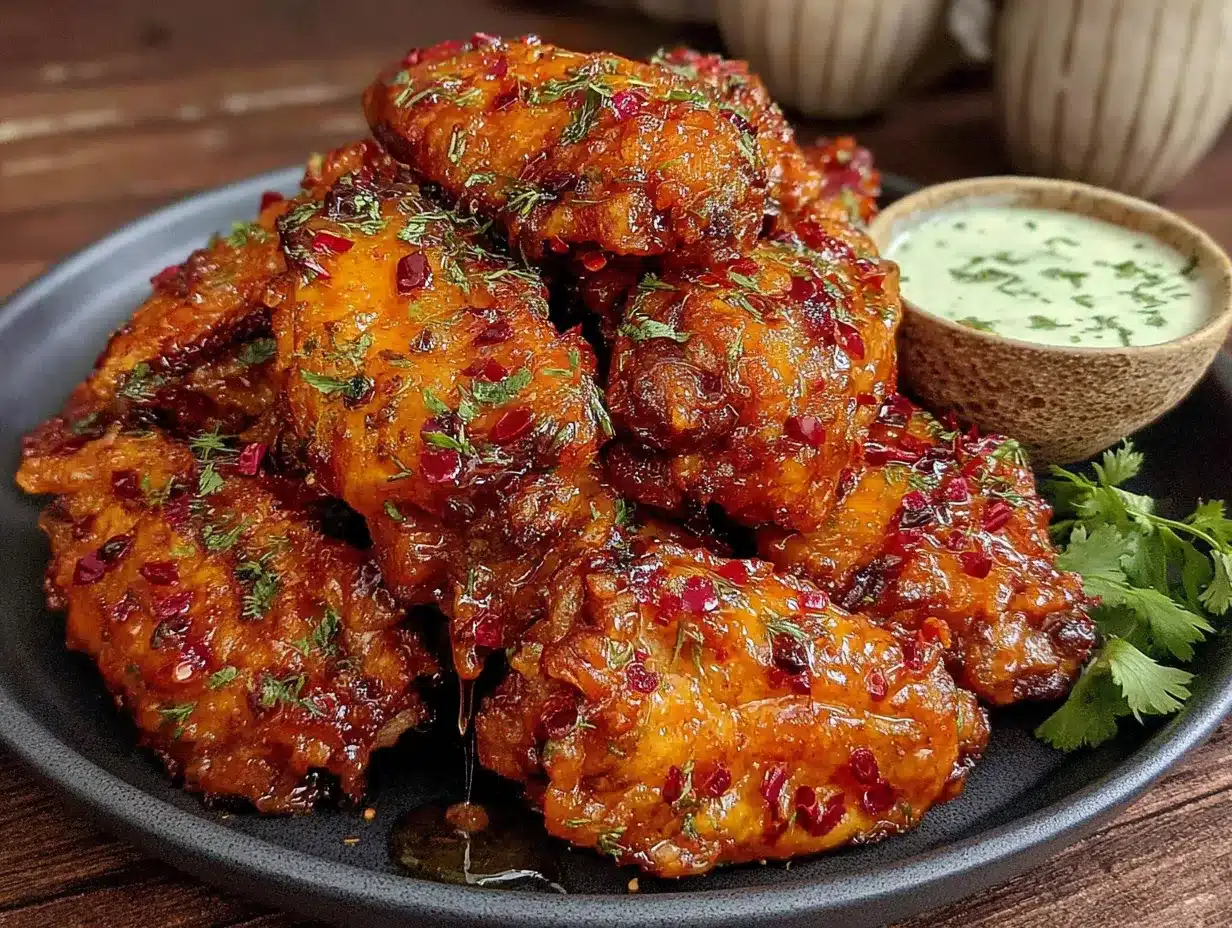 habanero honey glazed chicken wings preparation steps