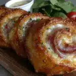 ham and cheese pinwheels - featured image