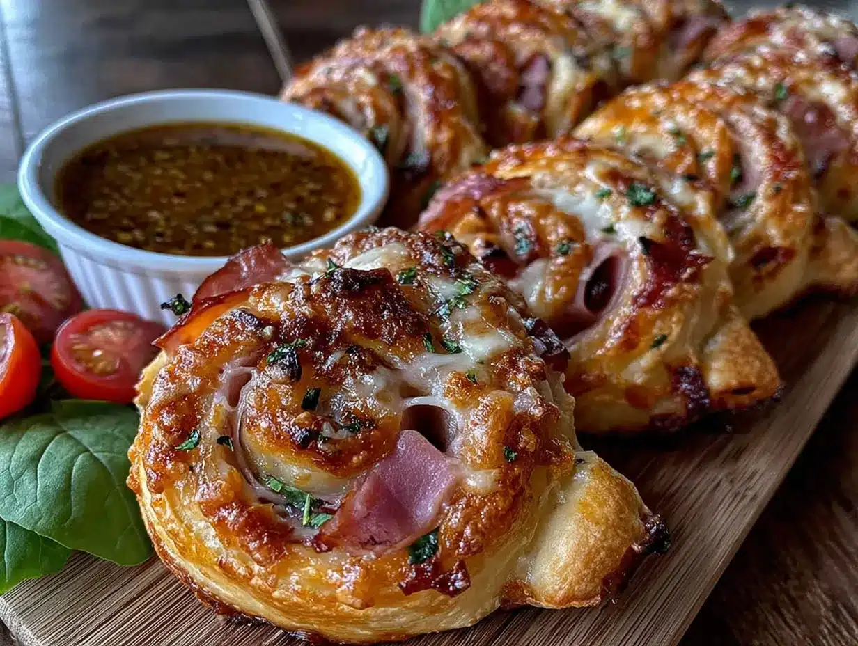 ham and cheese pinwheels preparation steps