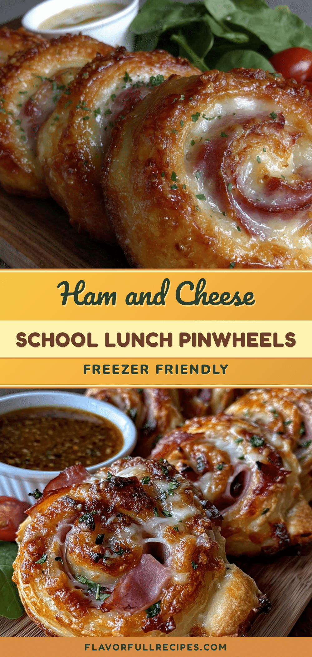 ham and cheese pinwheels recipe