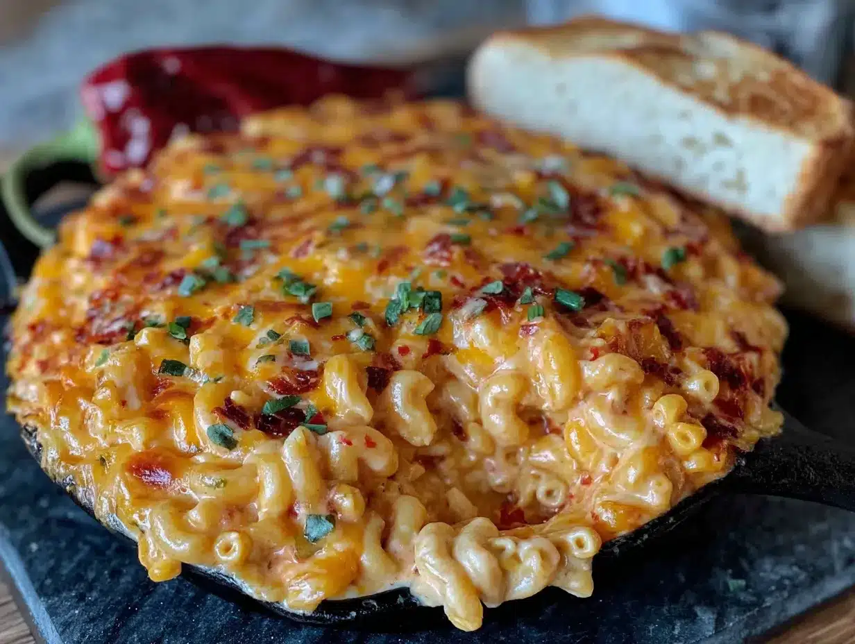 hatch chili mac and cheese preparation steps