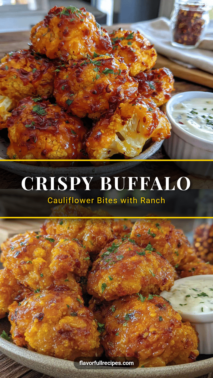 healthy buffalo cauliflower bites recipe