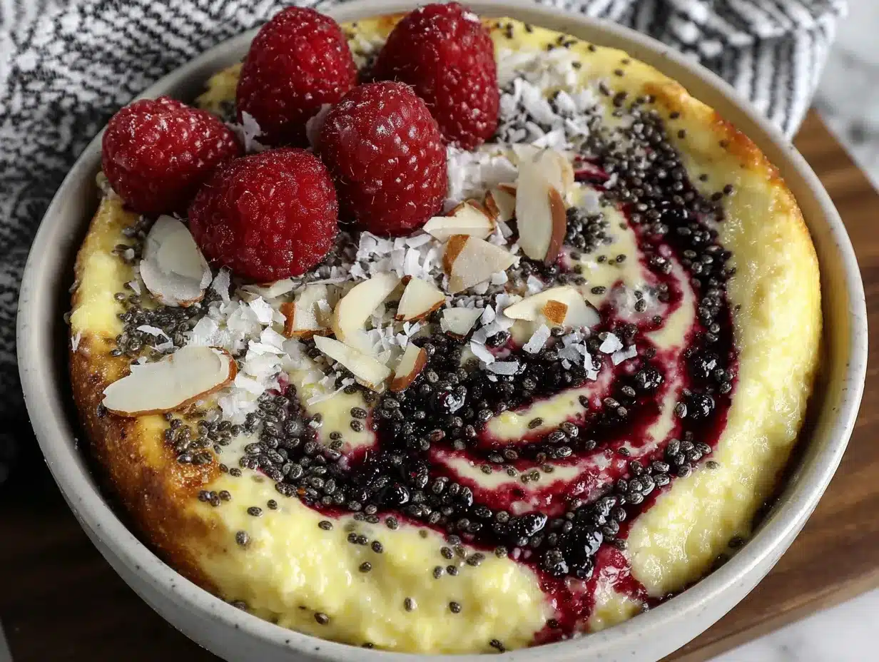 healthy high fiber overnight oats with raspberry swirl preparation steps