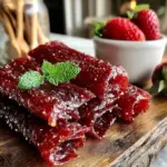 healthy homemade fruit roll-ups with no sugar - featured image