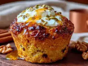 Healthy Protein Pumpkin Muffins - featured image