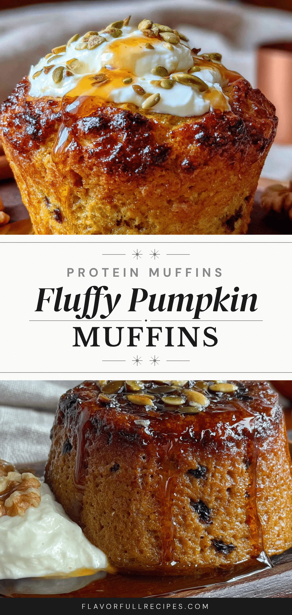 Healthy Protein Pumpkin Muffins recipe