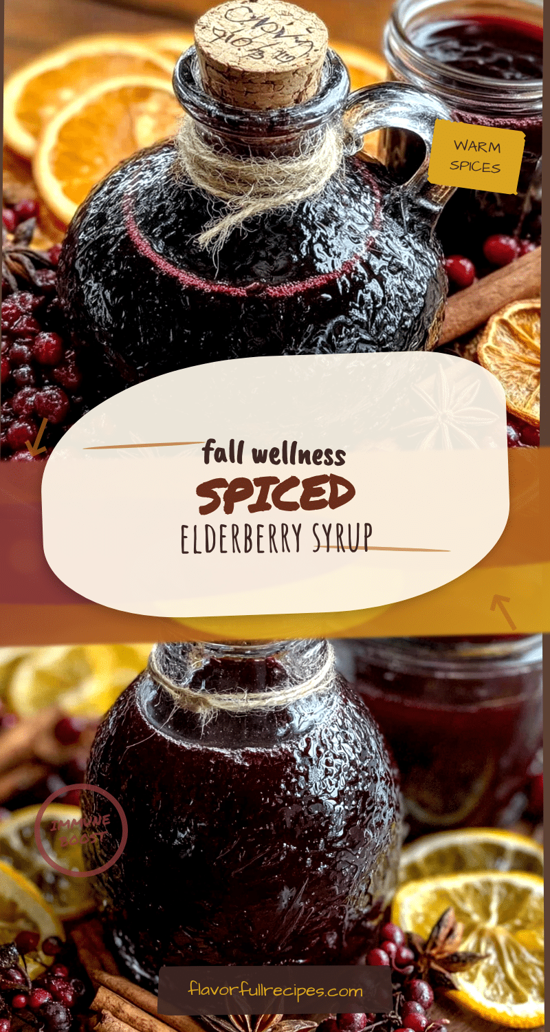 homemade spiced elderberry syrup recipe
