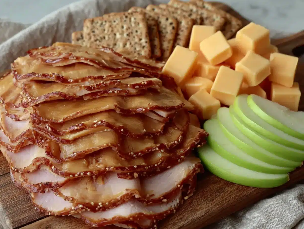 homemade turkey cheese lunchable preparation steps