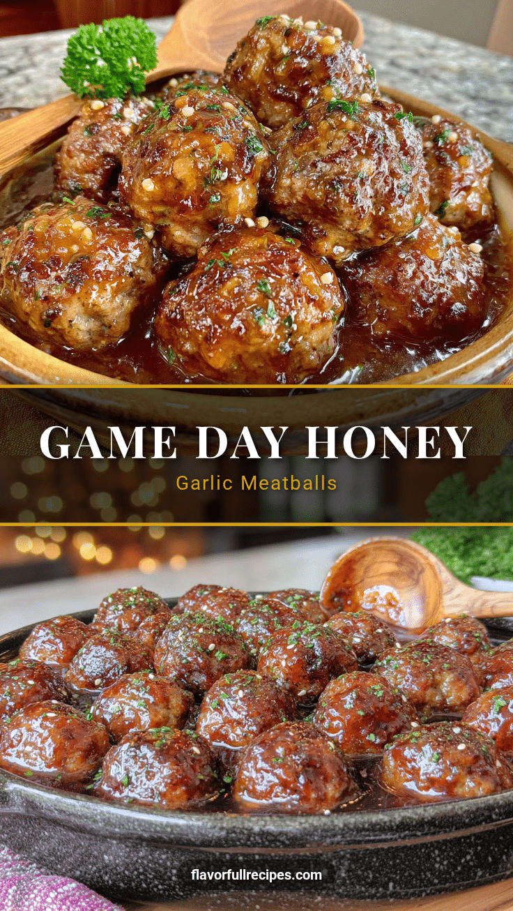 honey garlic meatballs recipe