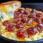 hot honey pepperoni pizza dip - featured image