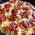 hot honey pepperoni pizza dip - featured image