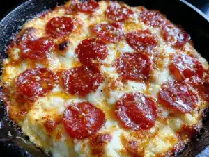 hot honey pepperoni pizza dip - featured image