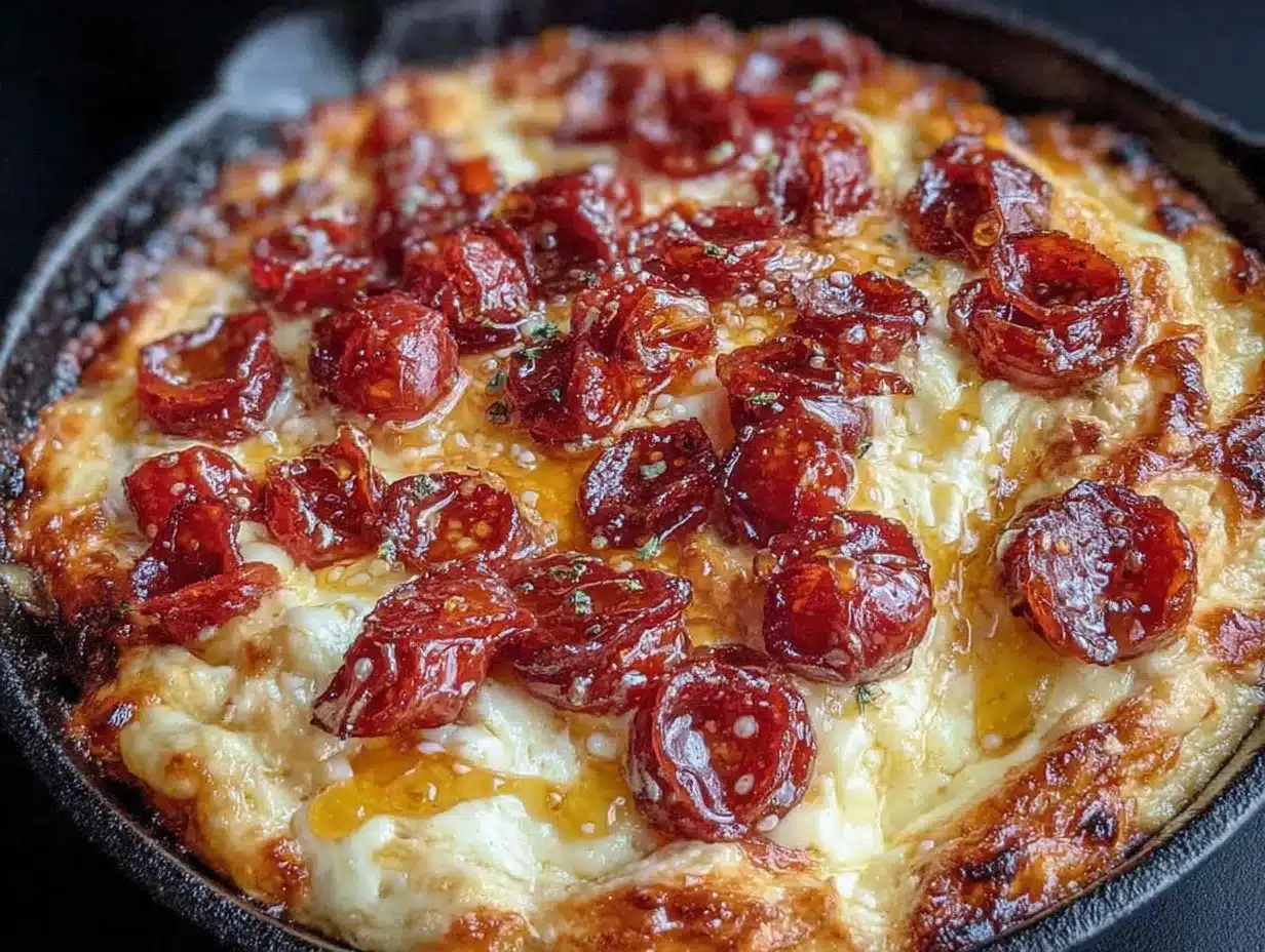 hot honey pepperoni pizza dip preparation steps