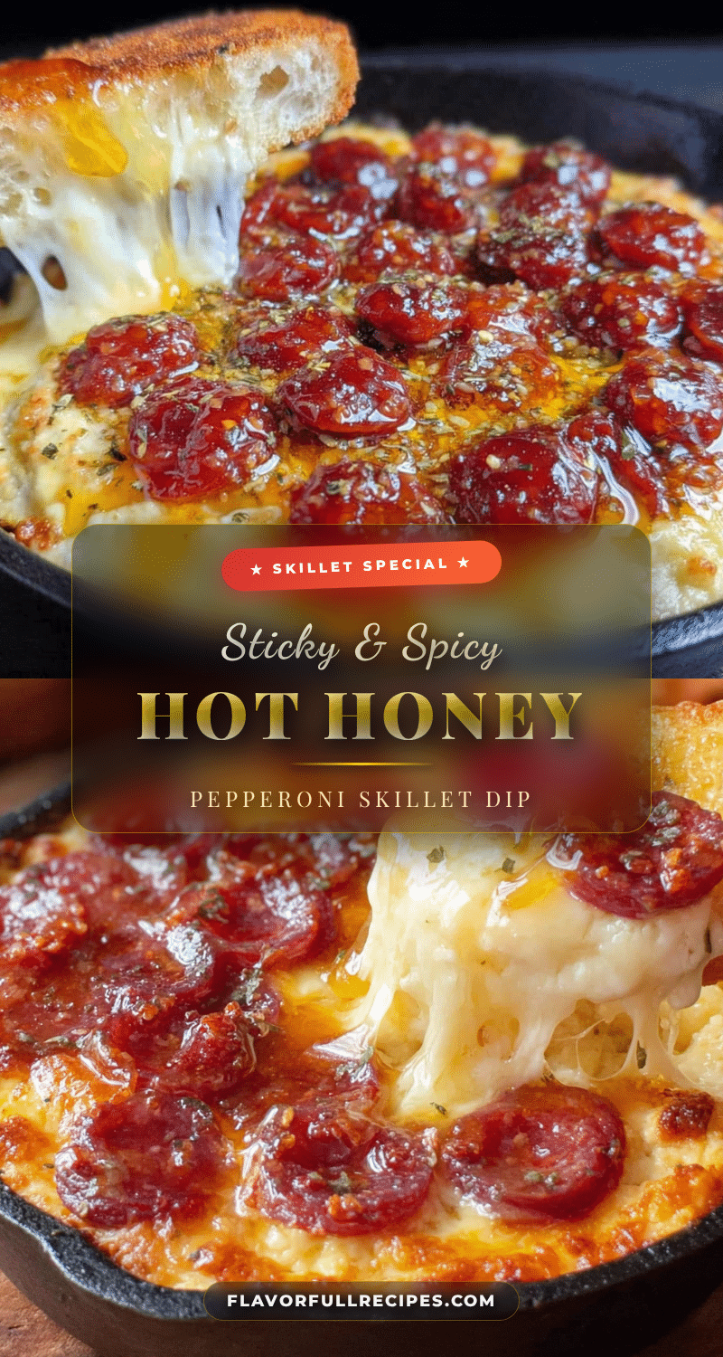 hot honey pepperoni pizza dip recipe