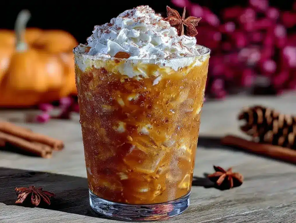 iced pumpkin chai latte - featured image