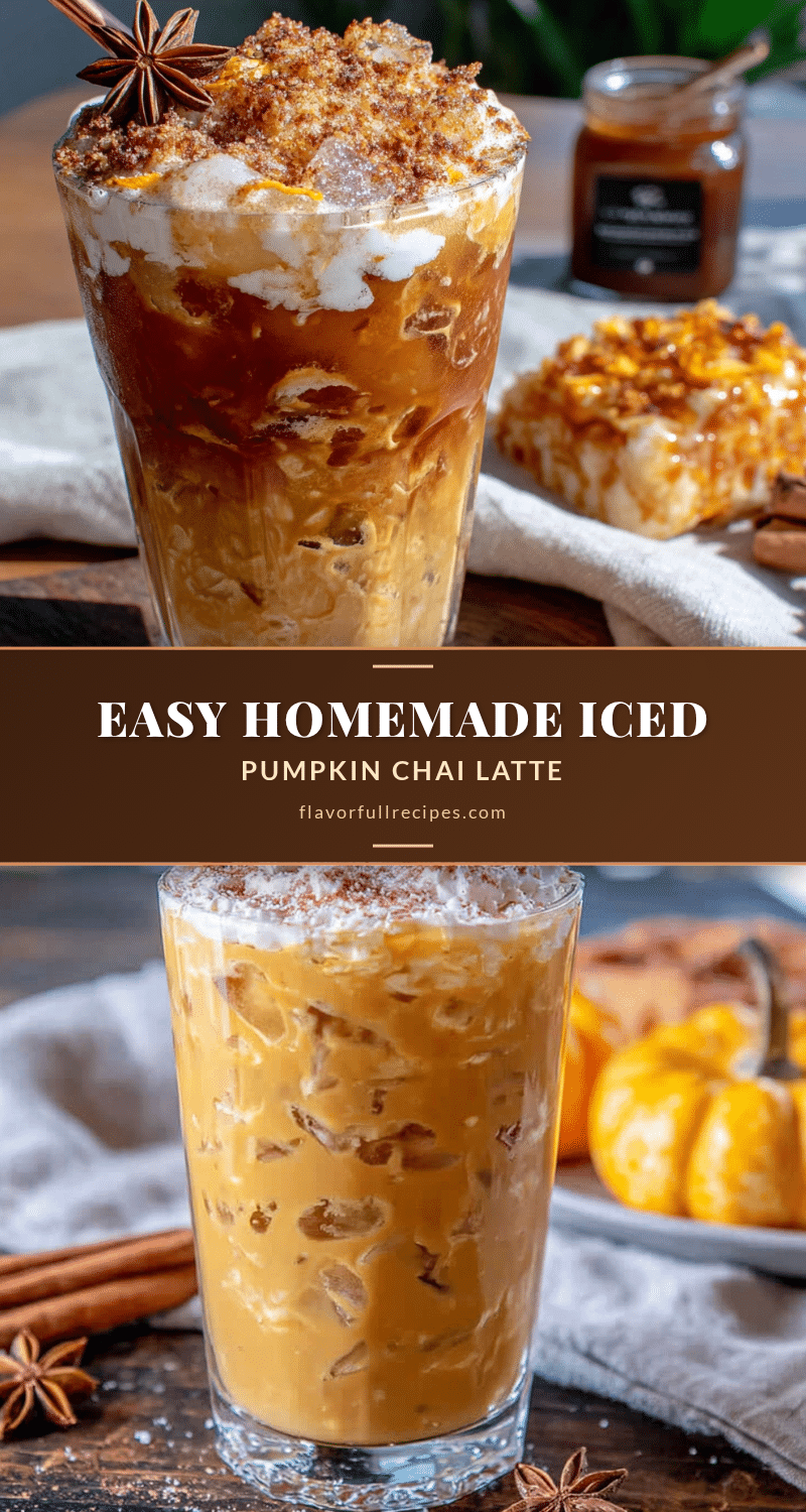 iced pumpkin chai latte recipe