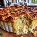leftover turkey pot pie - featured image