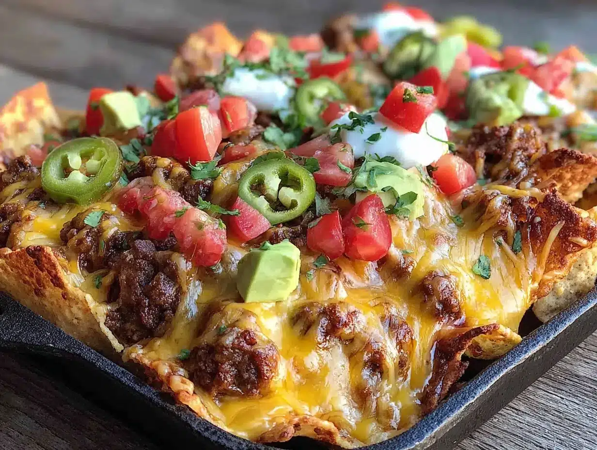 loaded nacho bar preparation steps