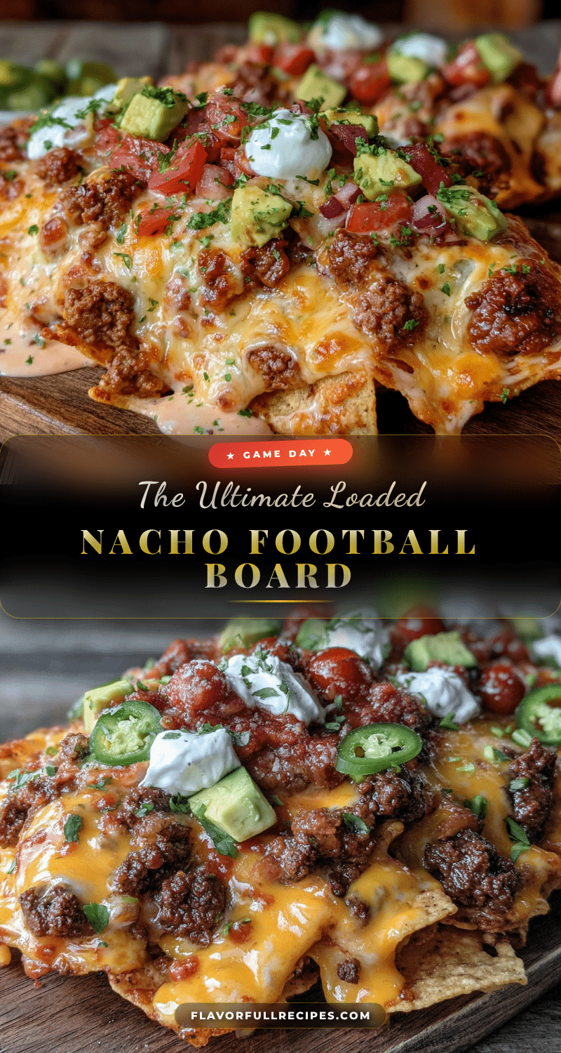 loaded nacho football charcuterie board recipe