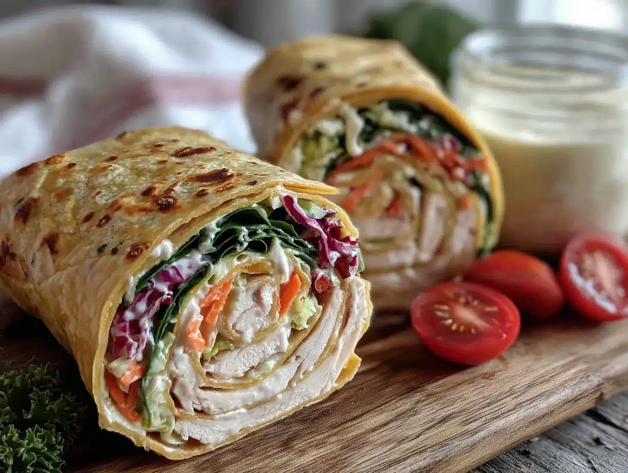 make-ahead school lunch wraps preparation steps