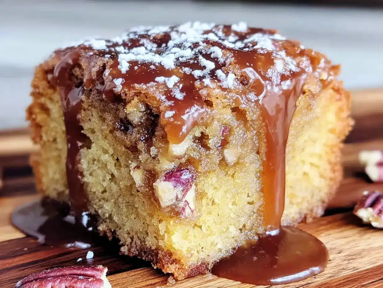 maple pecan blondies preparation steps