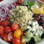 Mediterranean quinoa bowls - featured image