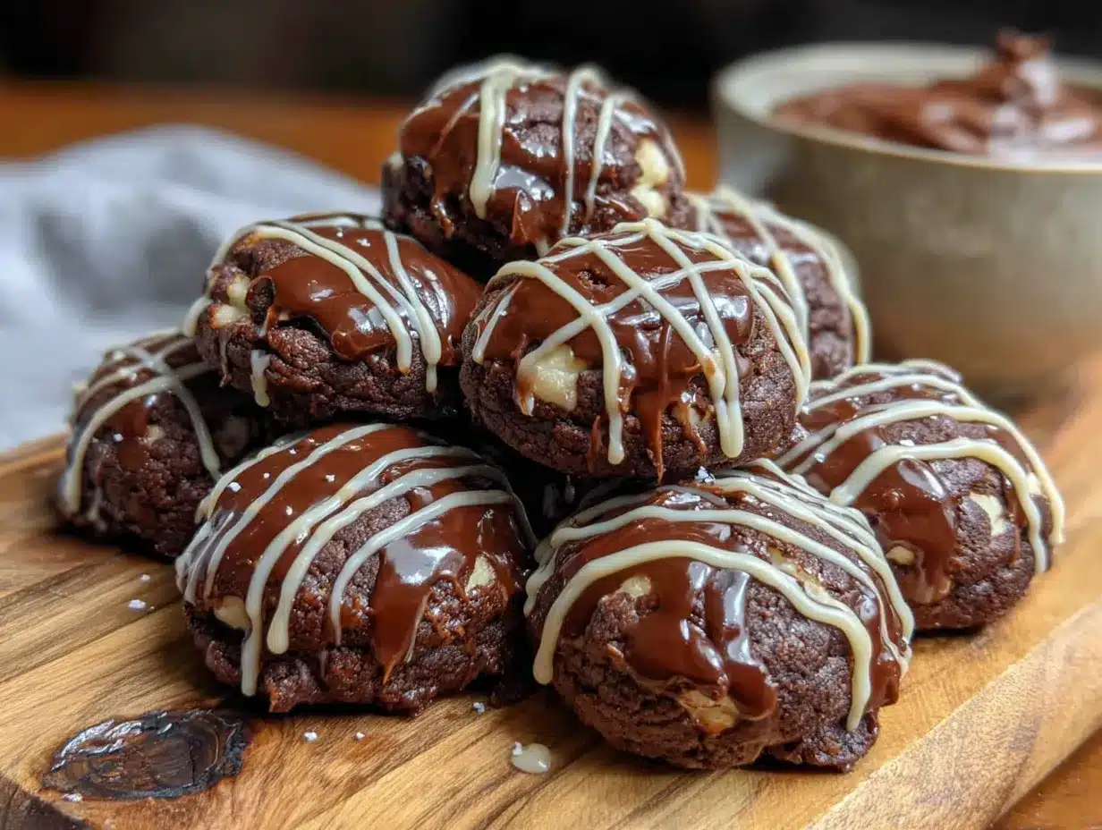 mini football brownie bites preparation steps