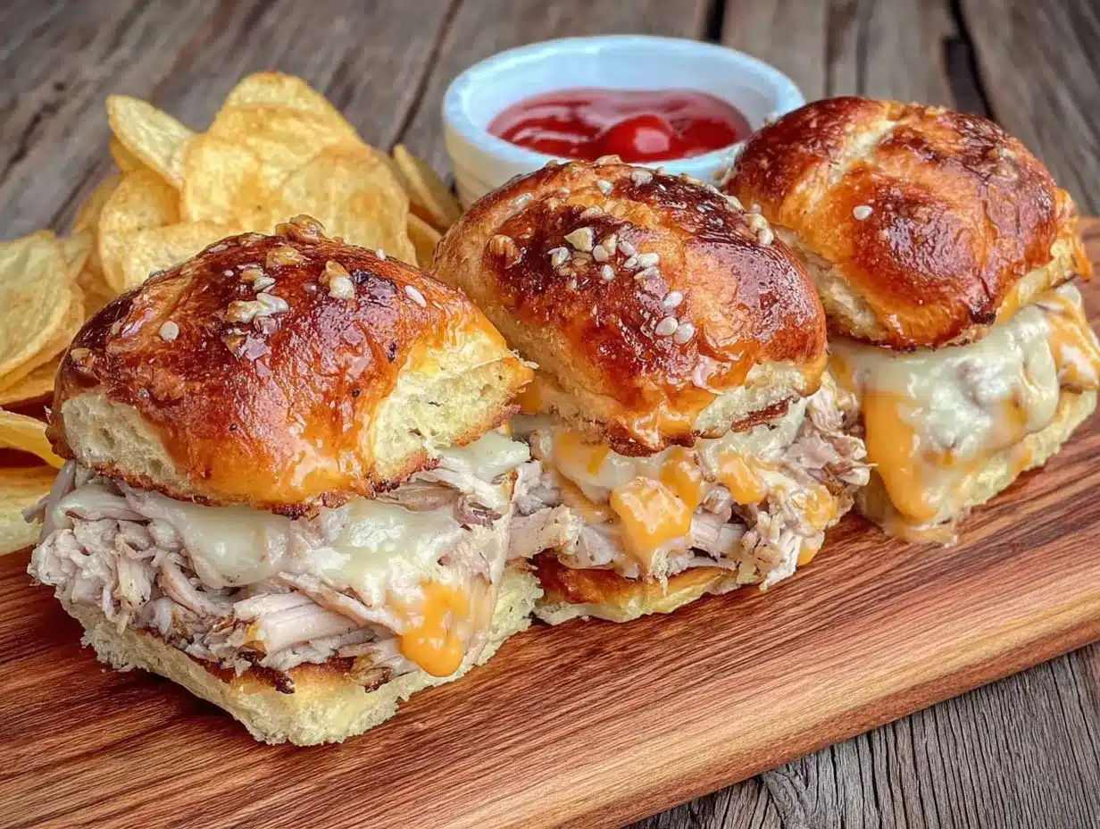 mini turkey and cheese sliders preparation steps