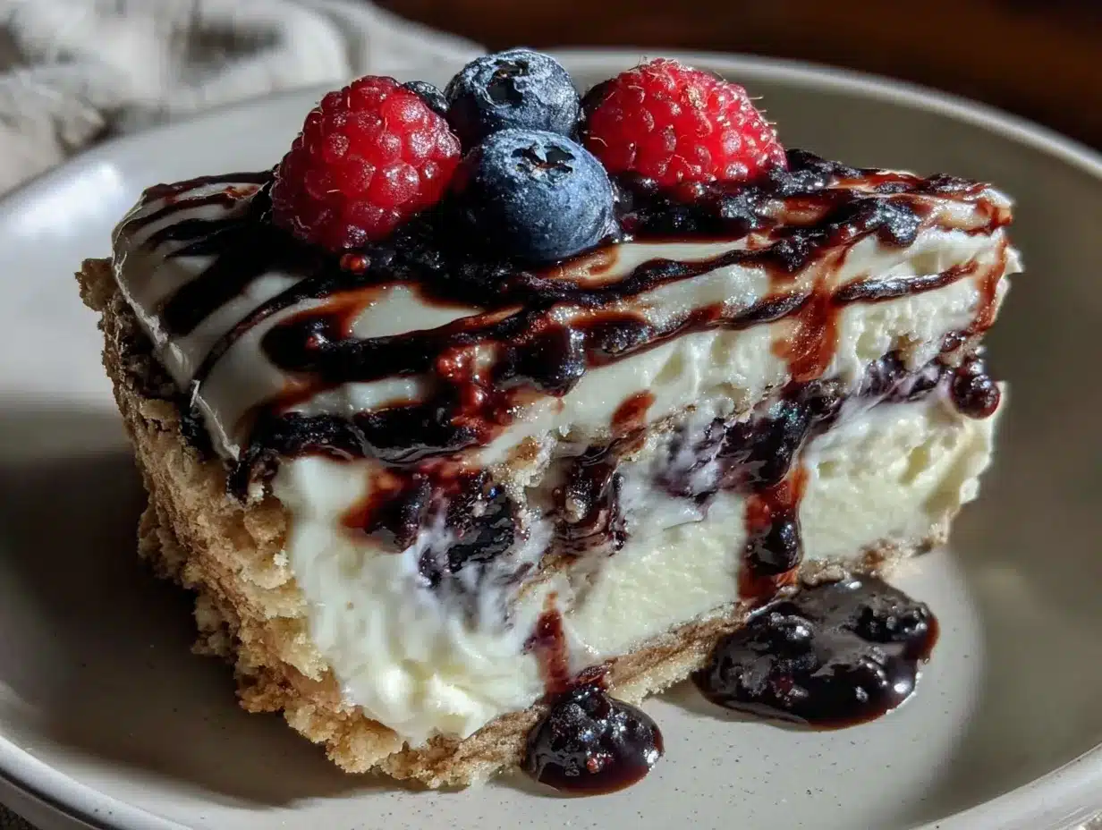 no-bake berry icebox cake preparation steps