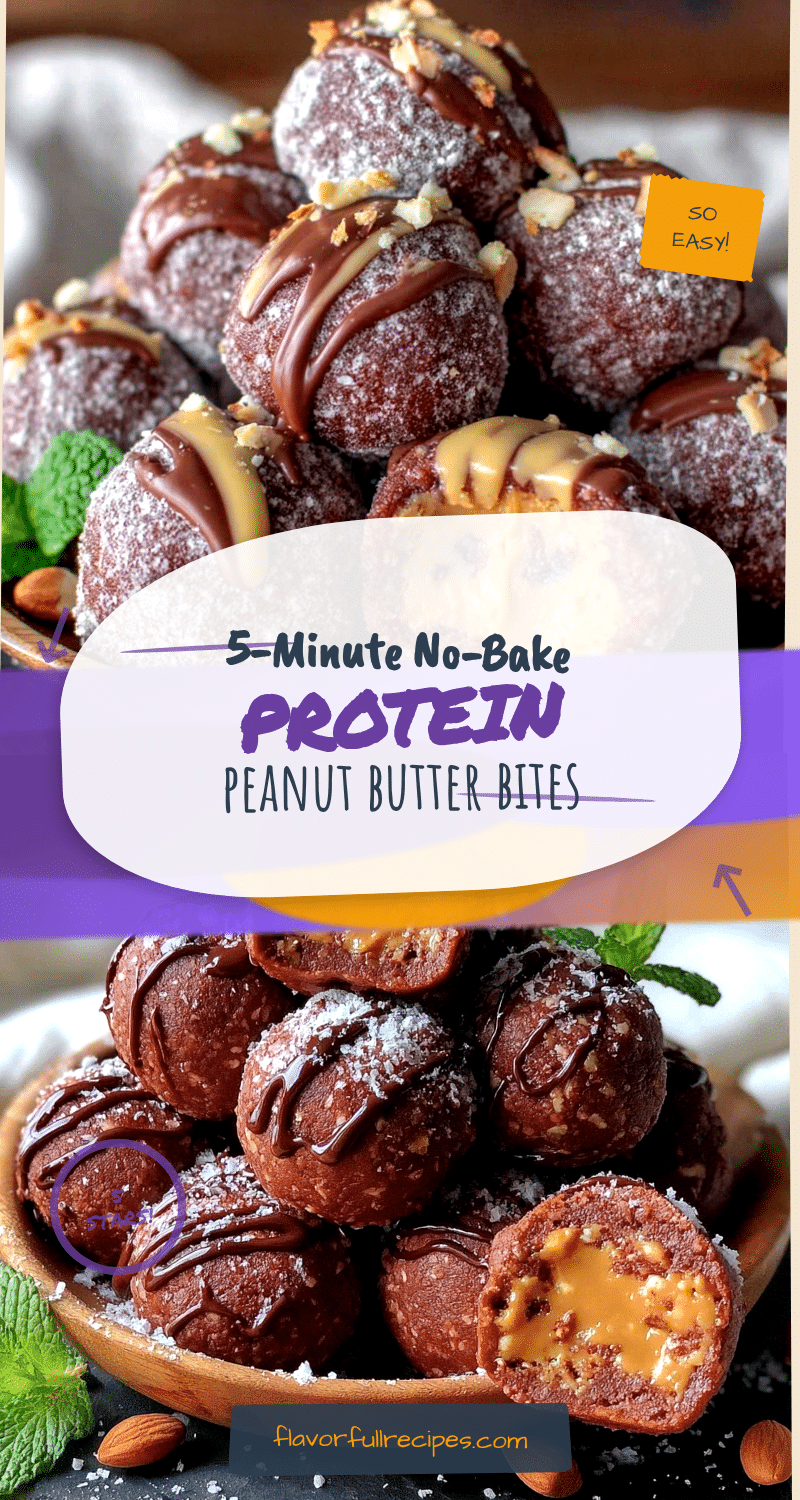 no-bake chocolate peanut butter protein balls recipe