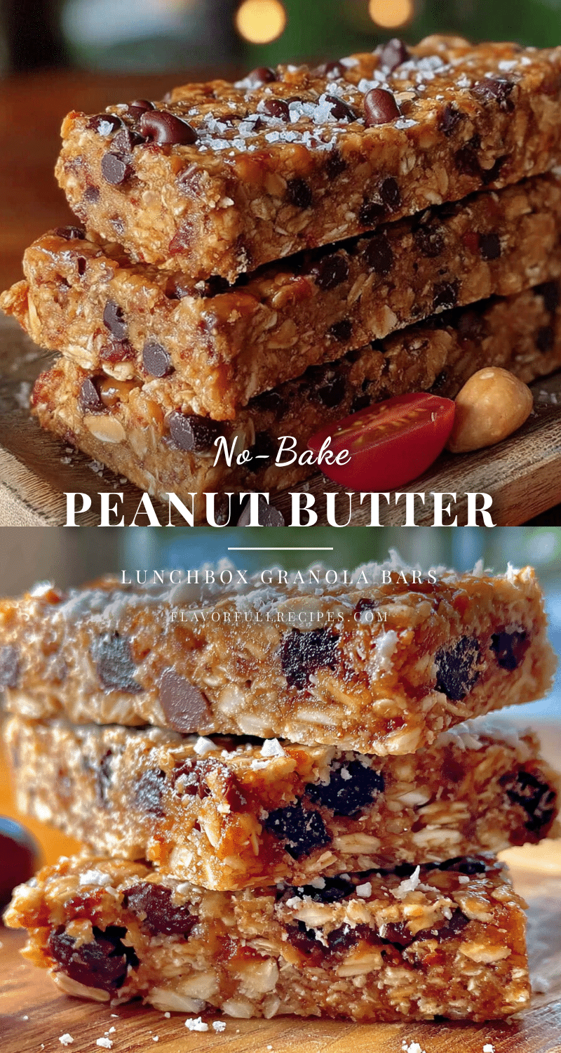 no-bake peanut butter granola bars recipe
