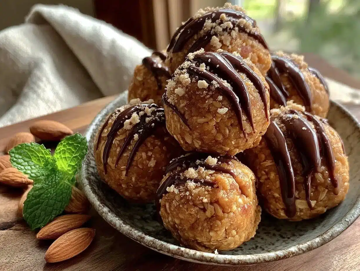 no bake peanut butter protein balls preparation steps