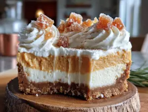 No-Bake Pumpkin Cream Cheese Dream Pie - featured image