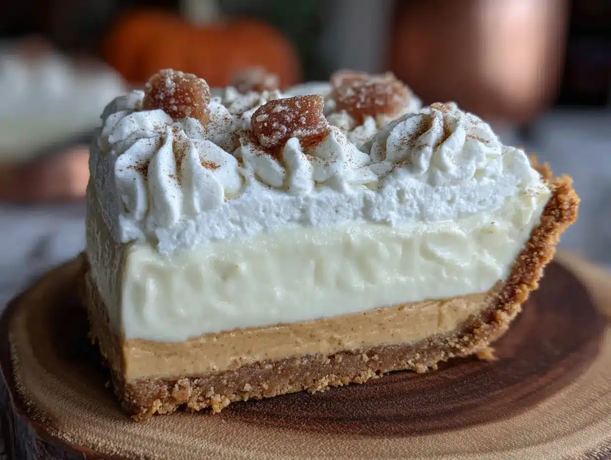 No-Bake Pumpkin Cream Cheese Dream Pie preparation steps