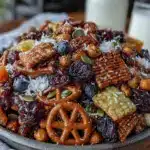 nut-free snack mix - featured image
