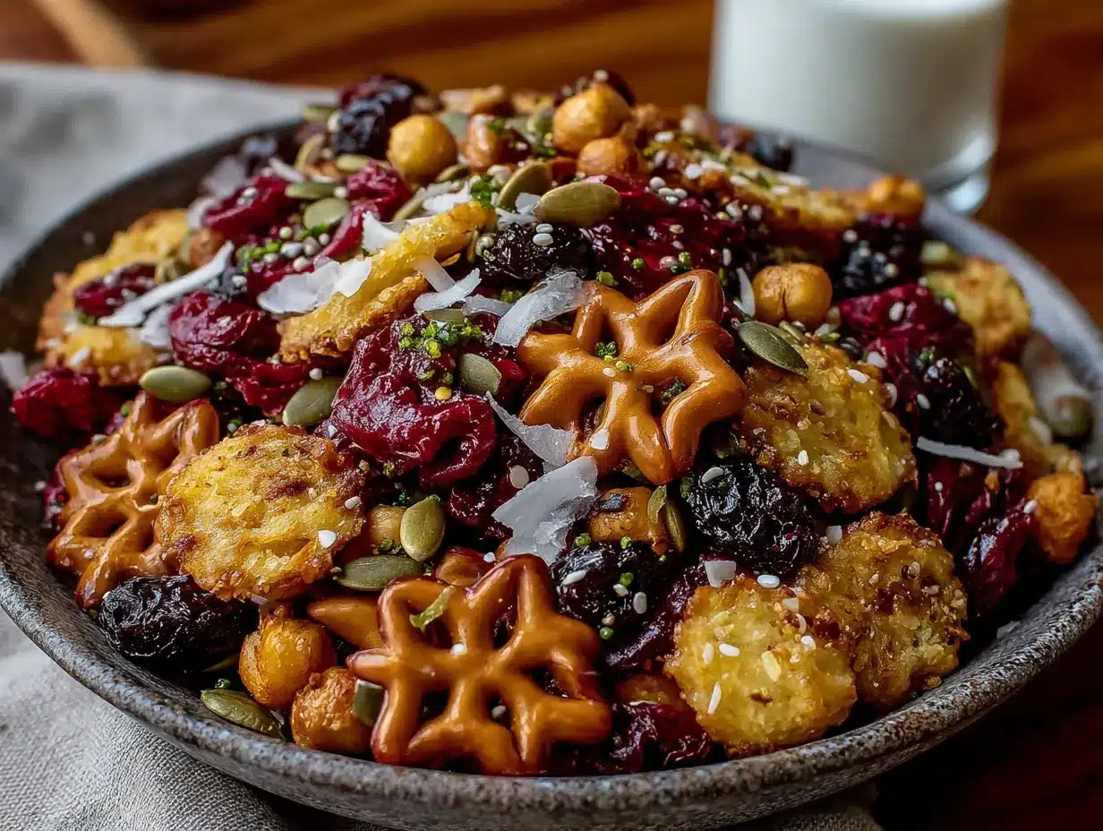 nut-free snack mix preparation steps