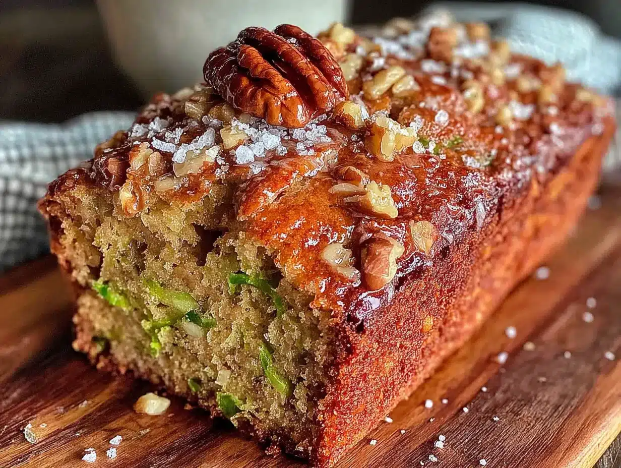 one-bowl zucchini bread with walnuts preparation steps