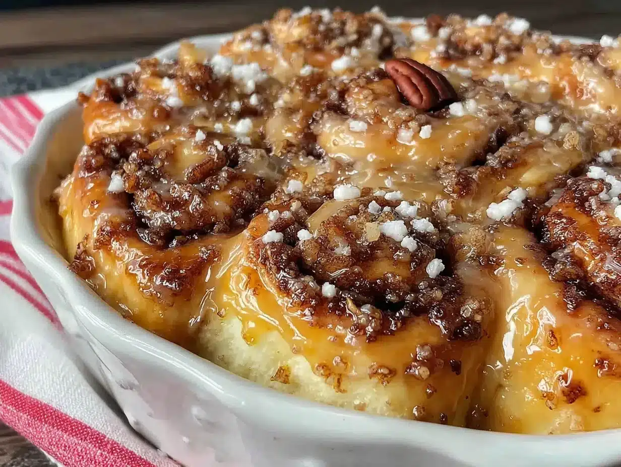 overnight cinnamon roll casserole preparation steps
