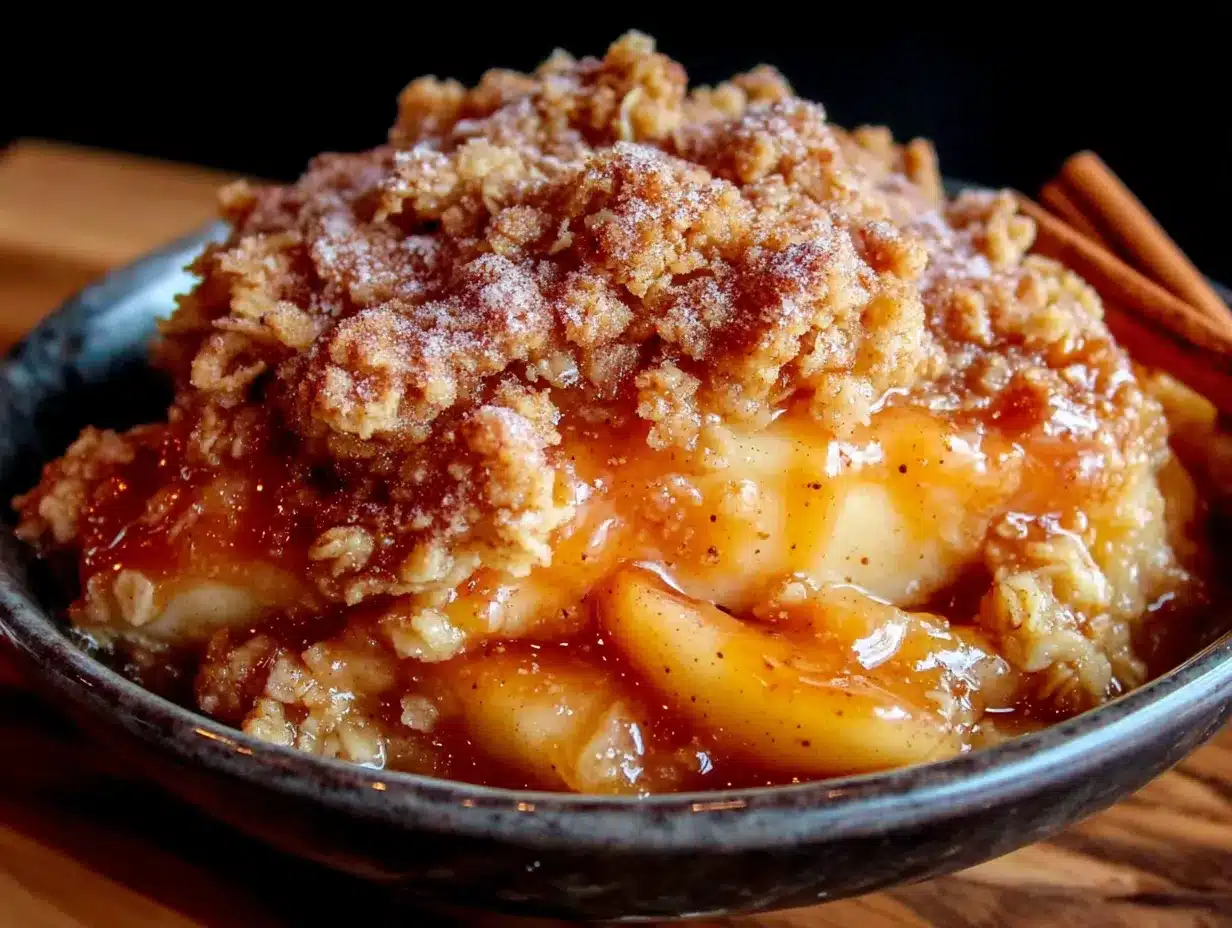 perfect cinnamon apple crisp with oat streusel preparation steps