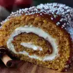 perfect pumpkin roll with cream cheese filling - featured image
