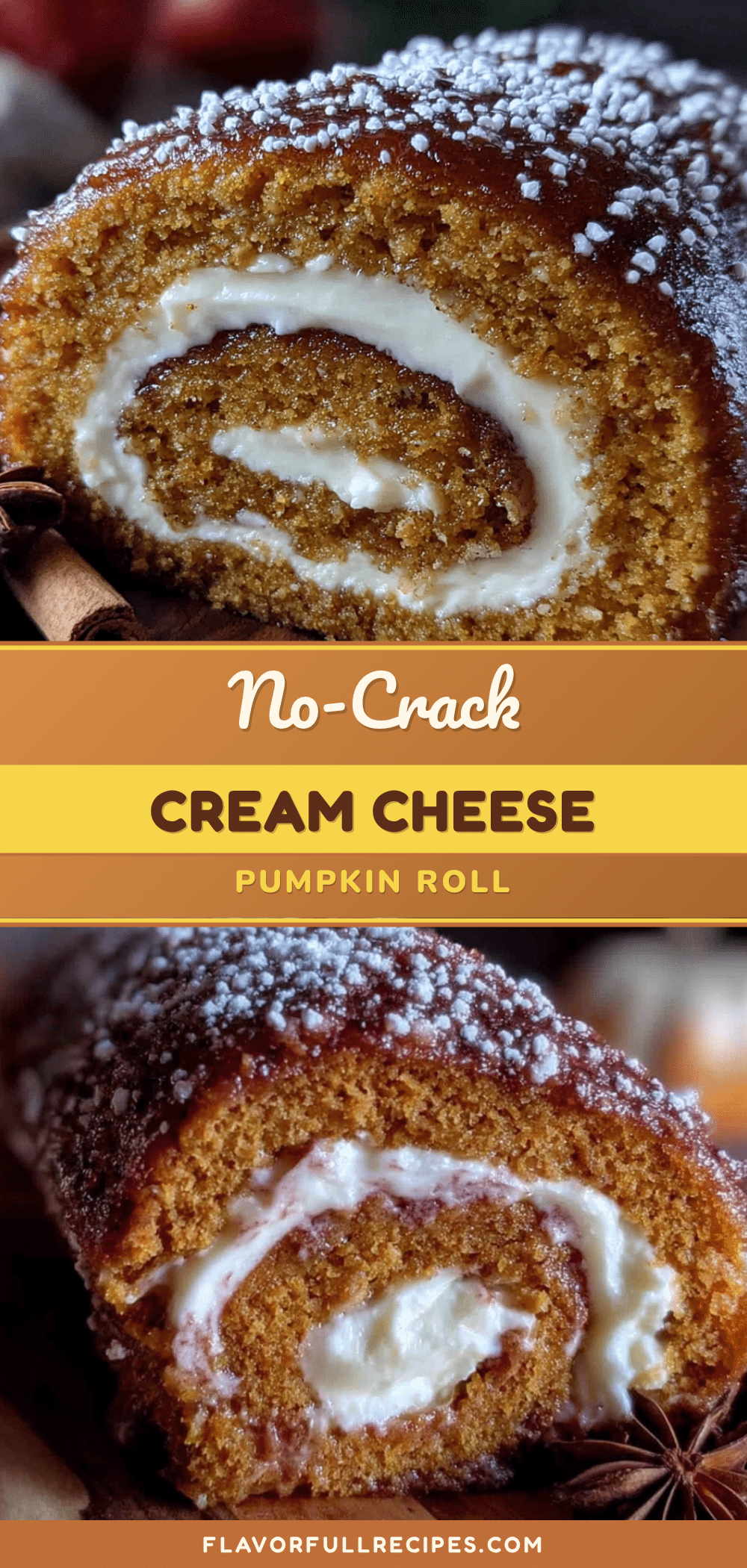 perfect pumpkin roll with cream cheese filling recipe