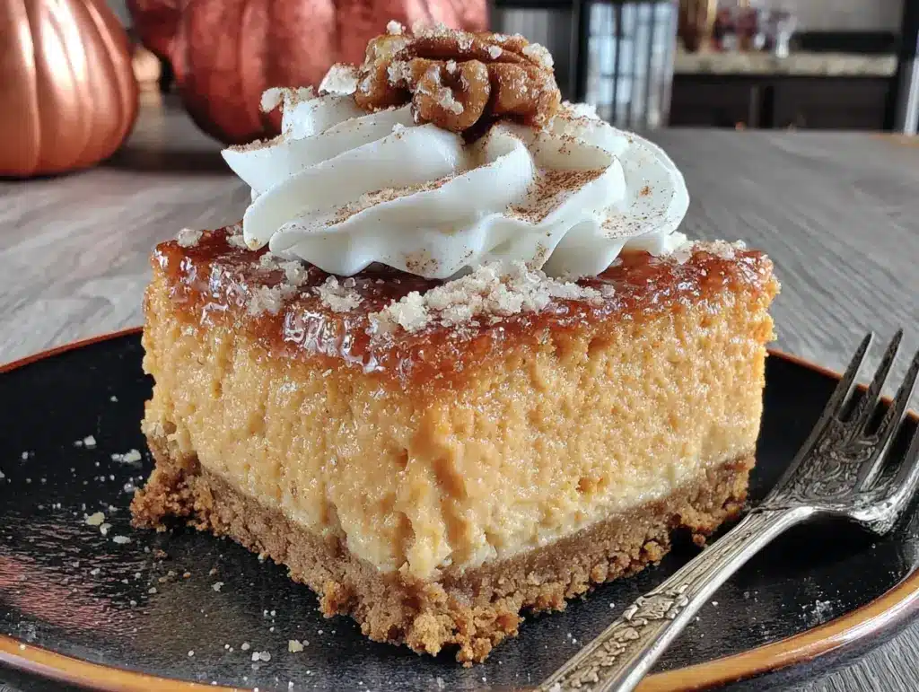 pumpkin cheesecake bars - featured image